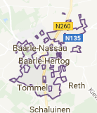 Kaart luchthavenvervoer in Baarle-Hertog
