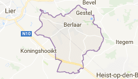 Kaart luchthavenvervoer in Berlaar