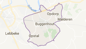 Kaart luchthavenvervoer in Buggenhout