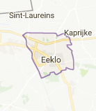 Kaart luchthavenvervoer in Eeklo