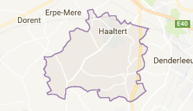 Kaart luchthavenvervoer in Haaltert
