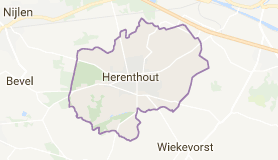 Kaart luchthavenvervoer in Herenthout