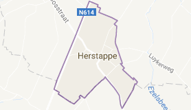 Kaart luchthavenvervoer in Herstappe