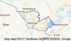 Kaart luchthavenvervoer in Kinrooi