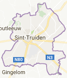 Kaart luchthavenvervoer in Sint-Truiden