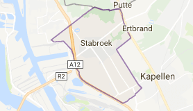 Kaart luchthavenvervoer in Stabroek