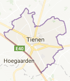 Kaart luchthavenvervoer in Tienen