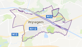 Kaart luchthavenvervoer in Wijnegem